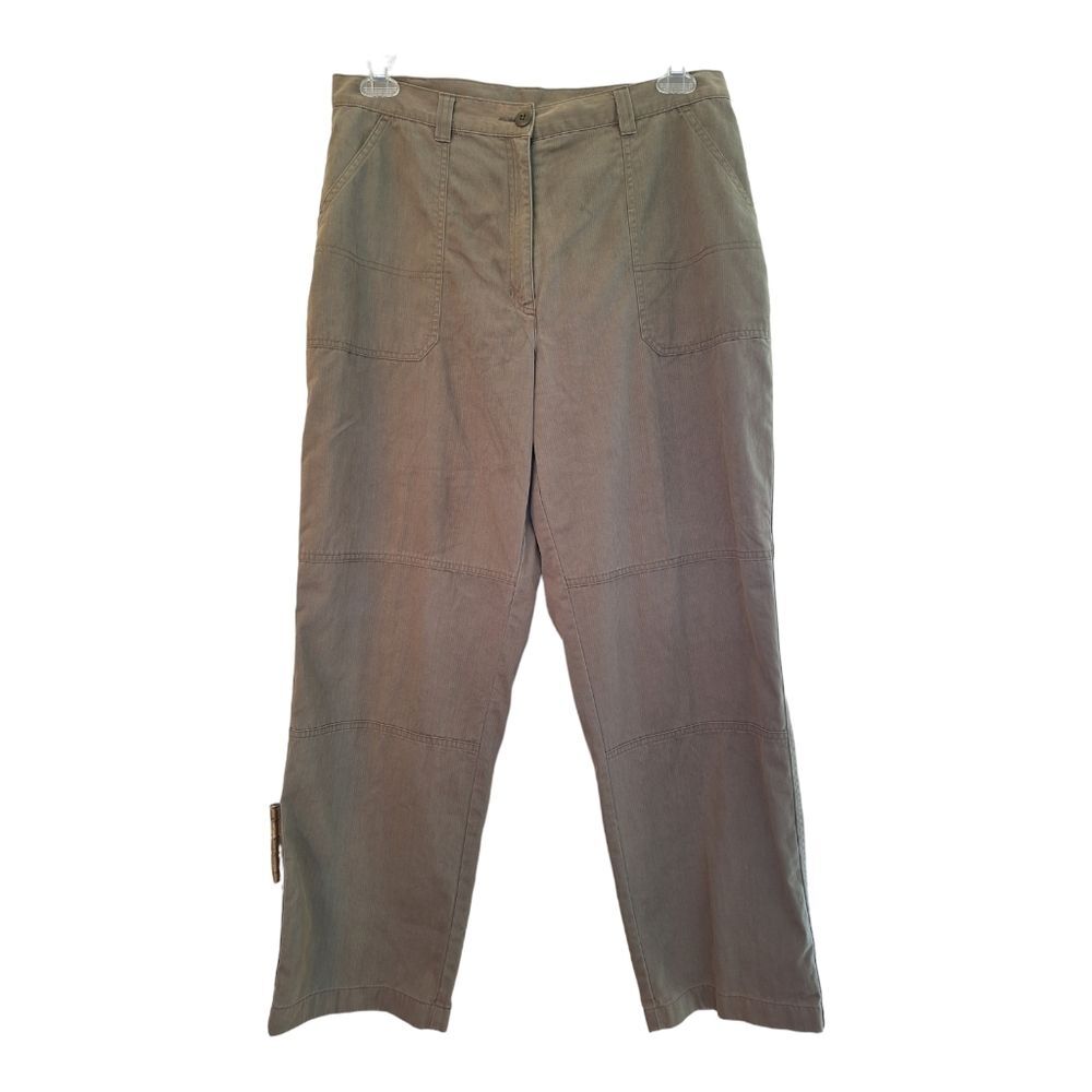 L.L. Bean Hiking Pants Travel Trousers Women’s 16 Cotton Nylon Vintage Hong Kong